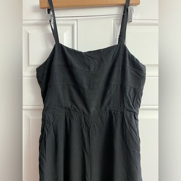 Madewell Square-Neck Wide-Leg Sleeveless Jumpsuit NWT Size 6 - Picture 8 of 14